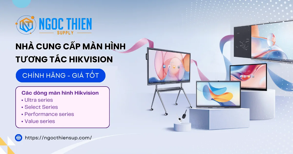 Nhà cung cấp màn hình tương tác Hikvision chính hãng