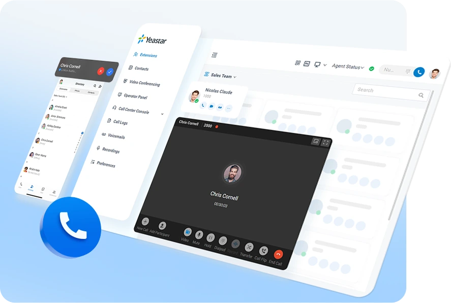 Phần mềm PBX dễ dàng, tối ưu và có khả năng mở rộng