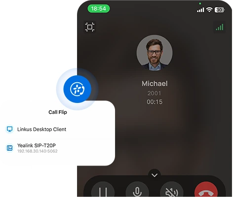 Kiểm soát cuộc gọi nâng cao và không bao giờ bỏ lỡ cuộc gọi.