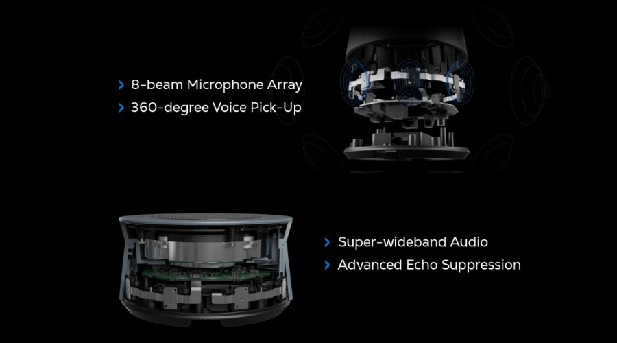 Maxhub UC BM45 - Thu âm giọng nói 360° và âm thanh tự nhiên