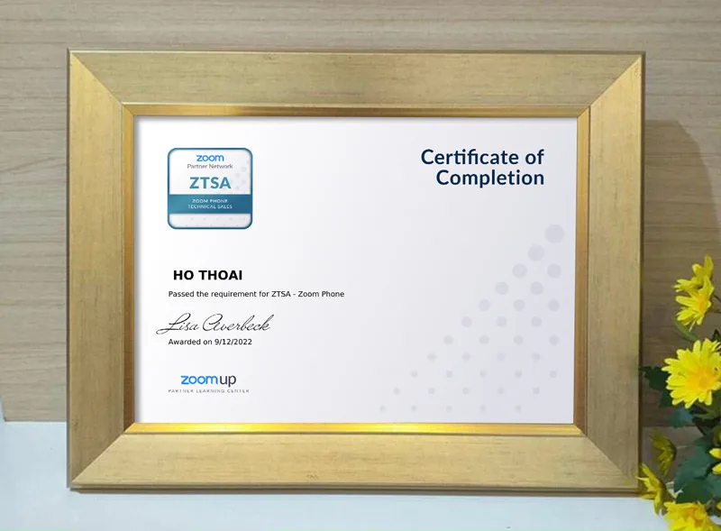 Pased the requirement for ZTSA – Zoom Phone