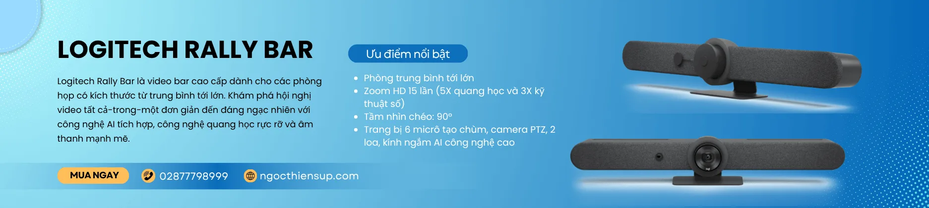 Slide Logitech Rally Bar