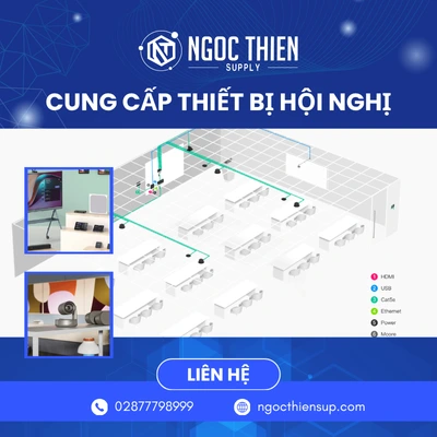 Banner Ngọc Thiên Supply – Cung cấp thiết bị hội nghị chính hãng, giải pháp hội nghị truyền hình toàn diện.