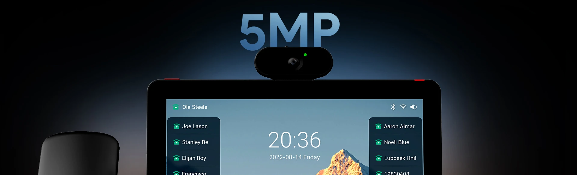 Dòng T88V hỗ trợ cuộc gọi video HD với camera tích hợp 5MP