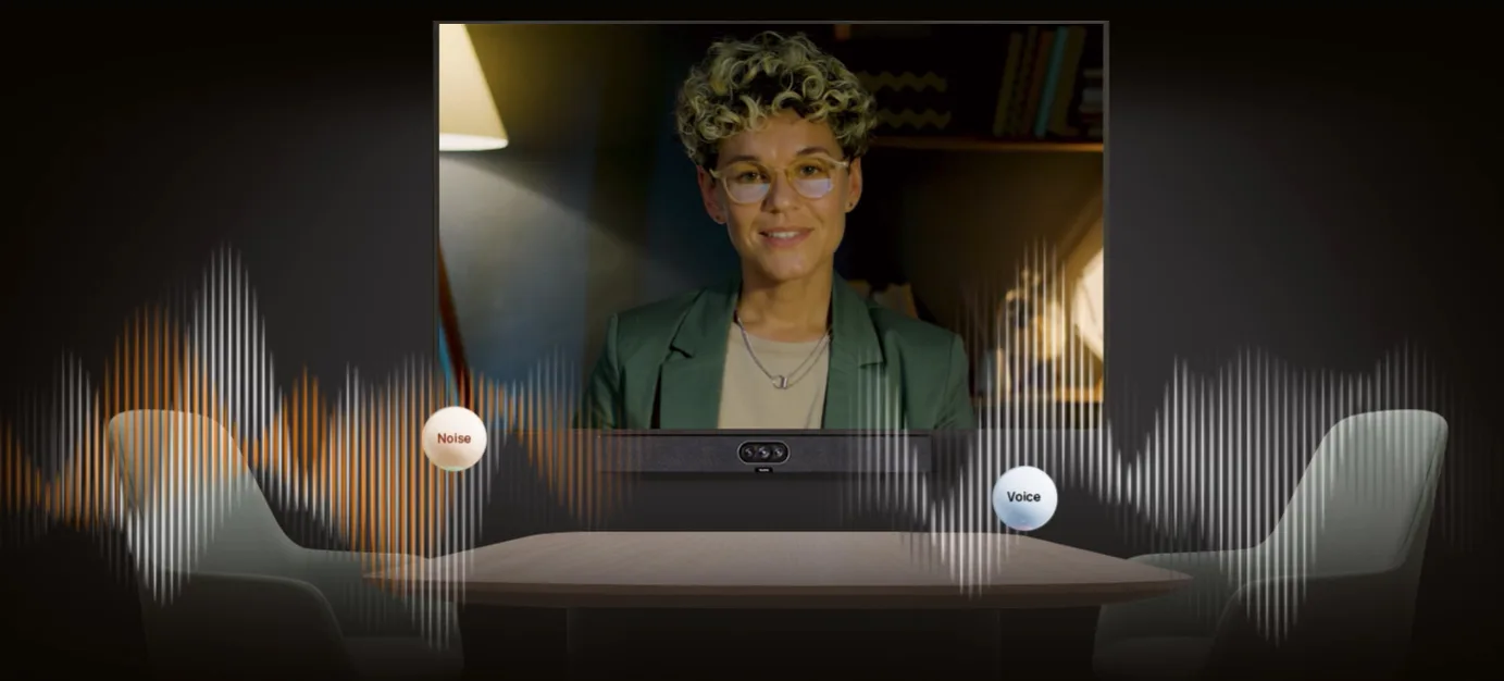 Nghe rõ và được nghe với âm thanh tích hợp AI