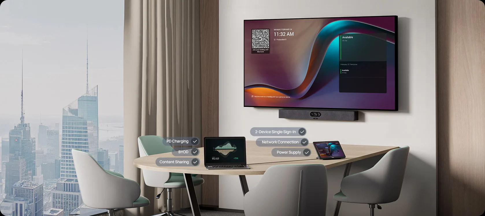 Yealink MeetingBar A25 - Đơn giản hóa chỉ với một dây cáp