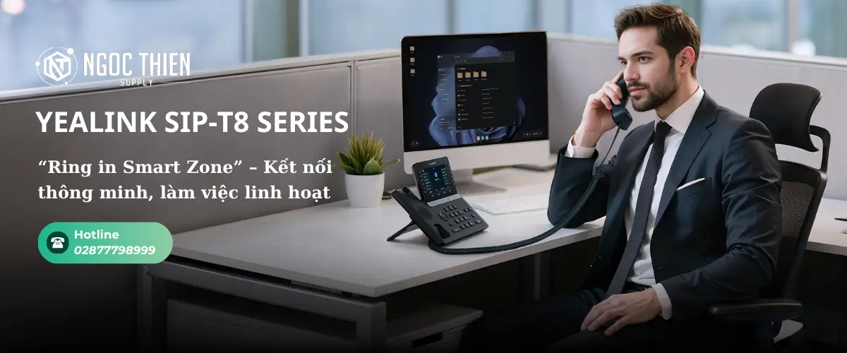 Yealink T8 series - Điện thoại SIP thế hệ mới, Ring in smart zone