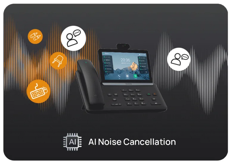 Yealink SIP-T88 Series với tính năng Khử ồn bằng AI