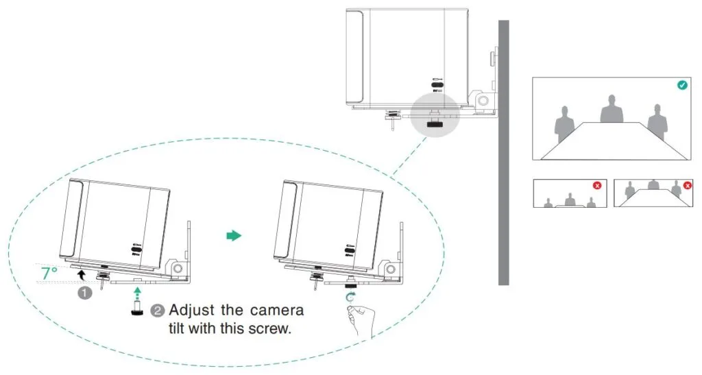 Cách điều chỉnh góc nghiêng camera