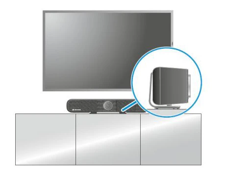 Đặt Sennheiser TeamConnect Bar S trên bàn