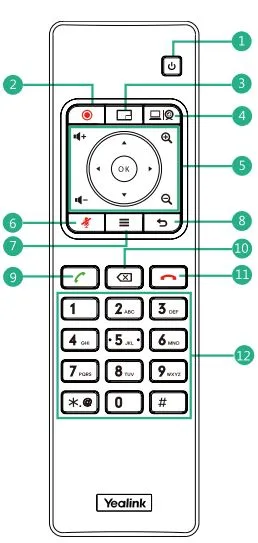 Yealink VCR11 (Tùy chọn)