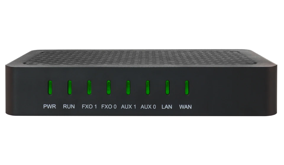 Mặt trước Gateway VoIP Analog Hybrid Dinstar DAG1000-2O