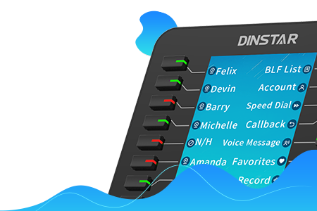 Dinstar DXP60 - 60 phím line với nhiều chức năng đa dạng