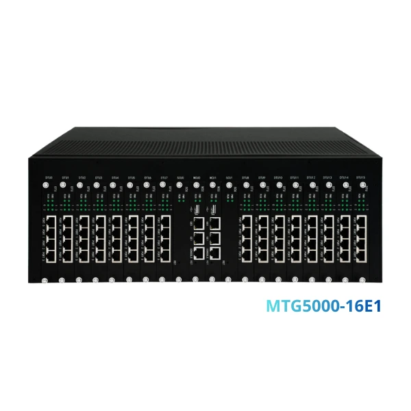 Digital VoIP Gateway Dinstar MTG5000-16E1 Hỗ trợ 16 cổng E1/T1
