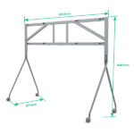 Kích thước chân đế sàn Yealink MB-FloorStand-D652