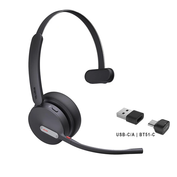 Tai nghe bluetooth Yealink BH70 Mono UC USB-C/A | Part Number: 1208702