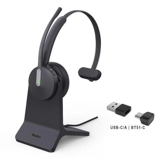 Tai nghe bluetooth Yealink BH70 Mono with Stand Teams USB-C/A | Part Number: 1208702