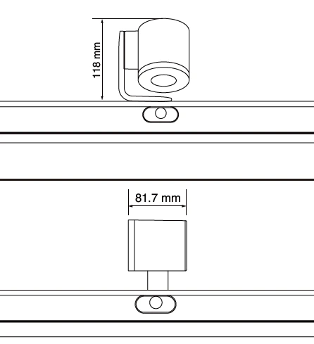 Kích thước Yealink MB-Camera-6X