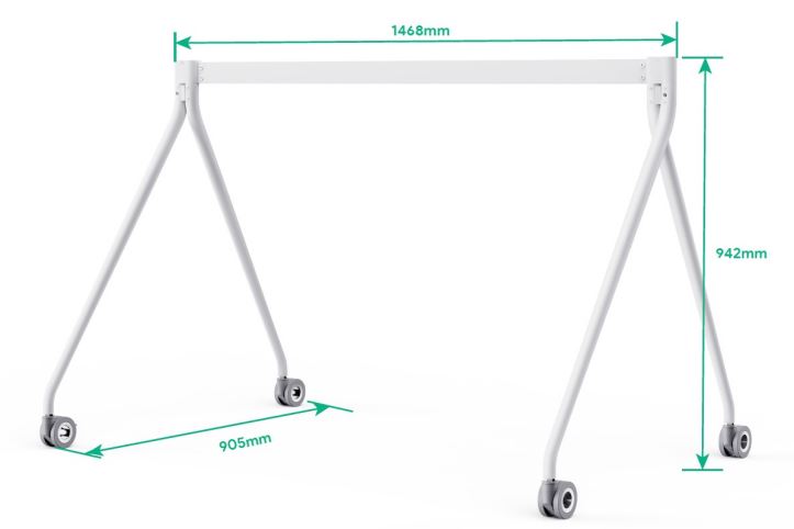 Kích thước chân đế Yealink MB-FloorStand-860