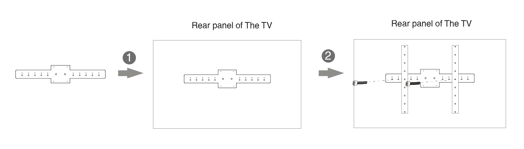 Cách lắp ráp giá treo TV Yealink VCS-TVMount2