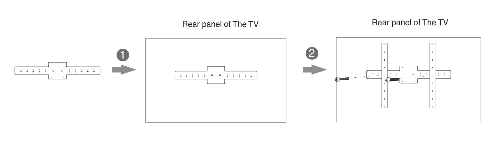 Cách lắp ráp giá treo TV Yealink VCS-TVMount2