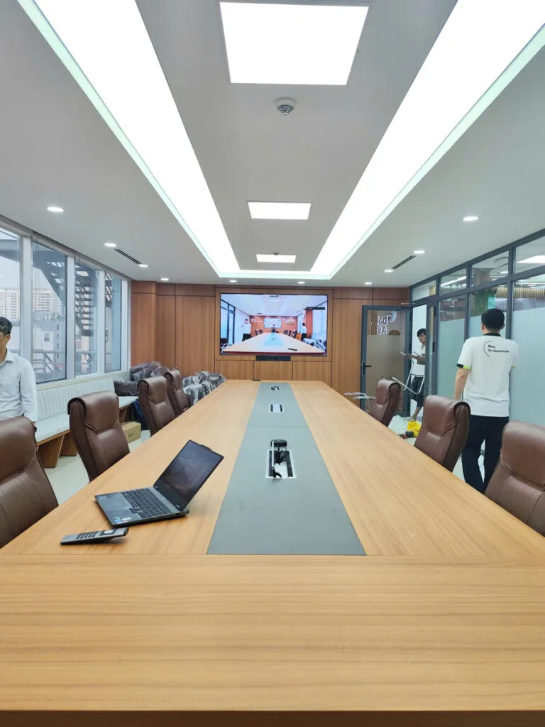 Phòng họp hệ thống họp trực tuyến cho công ty kiểm toán tại TP.HCM