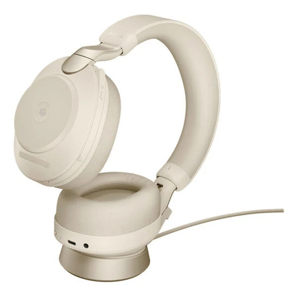 Tai nghe Jabra Evolve2 85 - USB-C UC Stereo with Charging Stand - Beige | 28599-989-888
