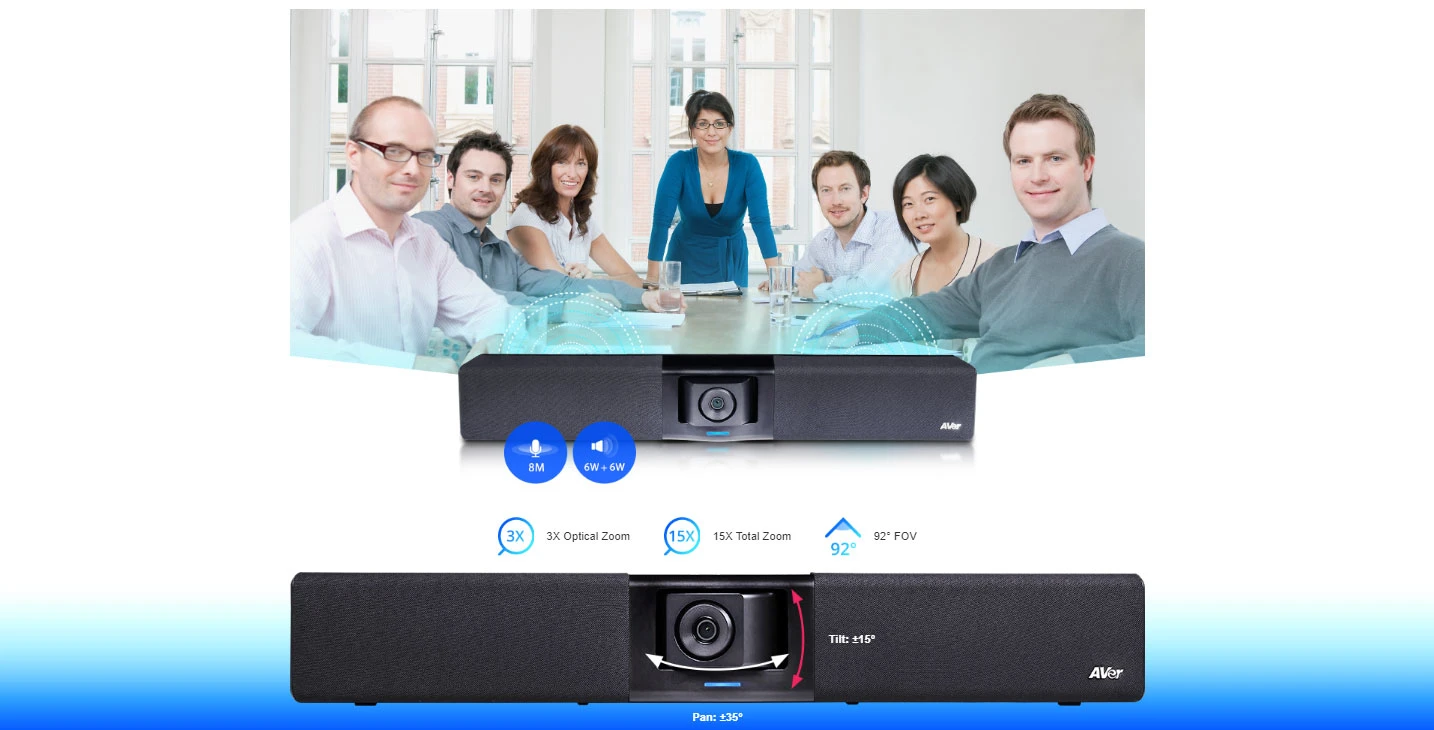 Đặc điểm nổi bật của camera hội nghị AVer VB342 Pro