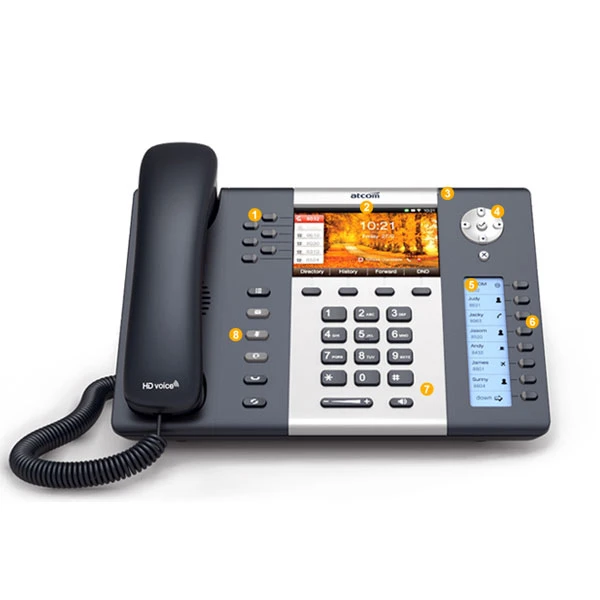 Điện thoại IP Wi-fi Atcom A68WAC | 2.4G và 5G dựa trên 802.11Ac