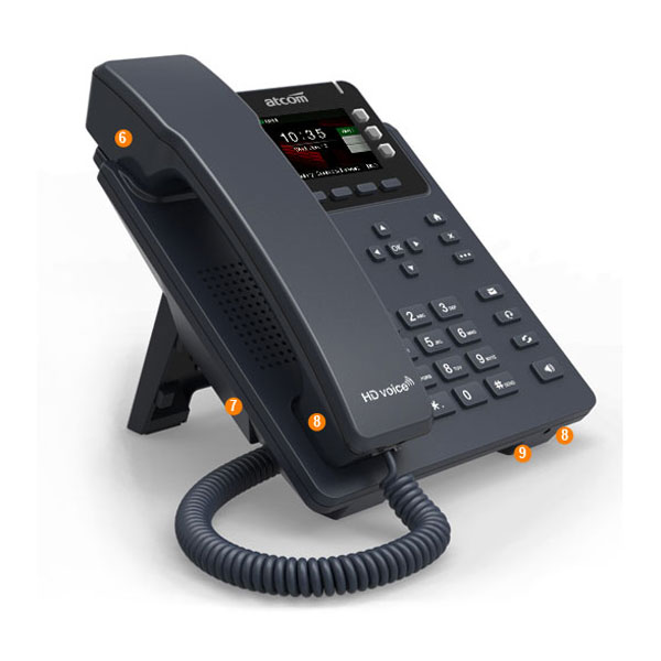Điện thoại IP Atcom D33 | Hỗ trợ PoE