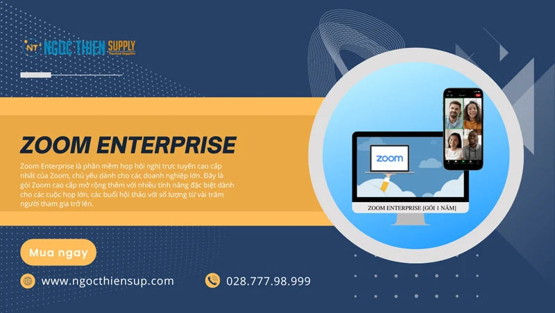 Cách mua tài khoản Zoom Enterprise