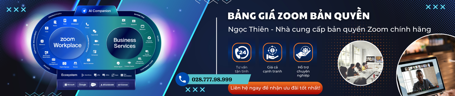 Bảng giá Zoom bản quyền tại Ngọc Thiên