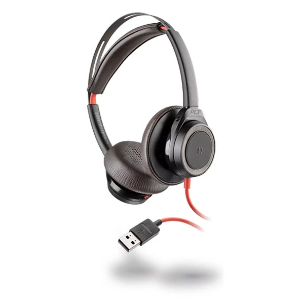 Tai nghe Plantronics Blackwire 7225, Màu đen, USB-A