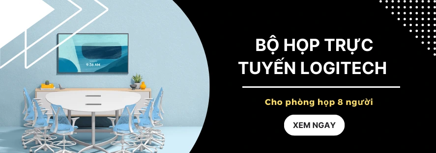Bộ họp trực tuyến Logitech cho phòng họp 8 người