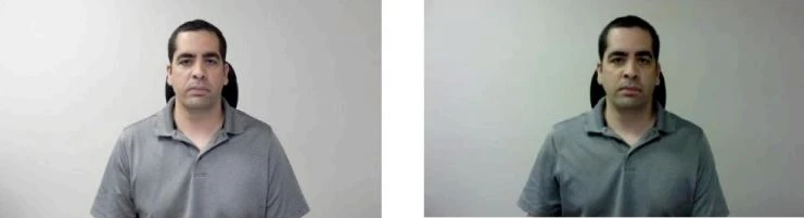 Thử nghiệm 1: Thử nghiệm dưới ánh sáng tiêu chuẩn (BRIO so với Camera của iMac)