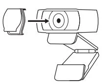 Cách lắp màn trập riêng tư Logitech C930e