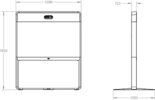 Webex Room 70S G2 with floor stand