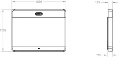 Webex Room 70S G2 with wall mount: