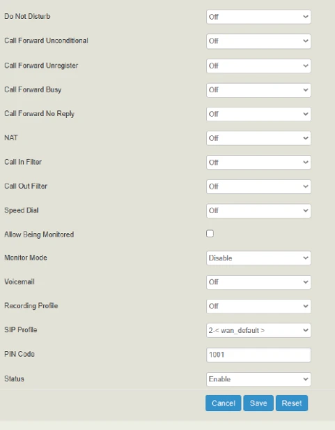 Tạo tiện ích mở rộng SIP