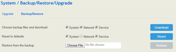 Truy vấn địa chỉ IP và khôi phục cài đặt mặc định