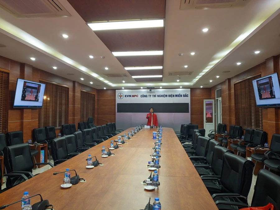 Thông tin dự án hội nghị trực tuyến cho Công ty TNHH MTV Thí nghiệm điện miền Bắc