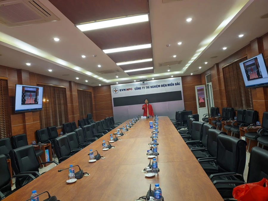 Thông tin dự án hội nghị trực tuyến cho Công ty TNHH MTV Thí nghiệm điện miền Bắc