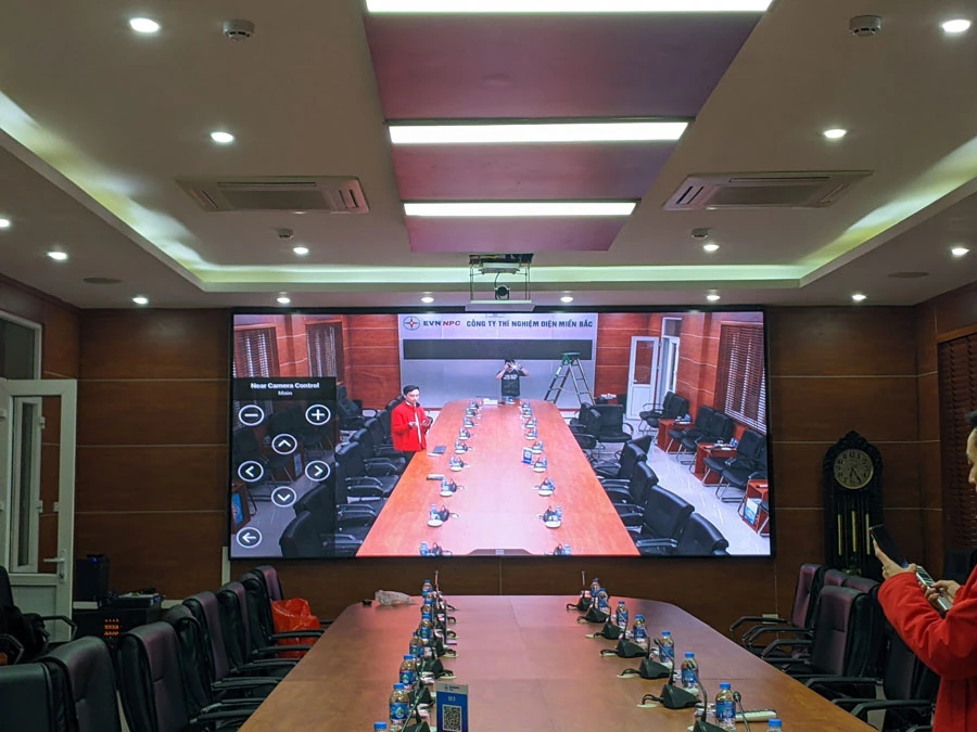 Thông tin dự án hội nghị trực tuyến cho Công ty TNHH MTV Thí nghiệm điện miền Bắc