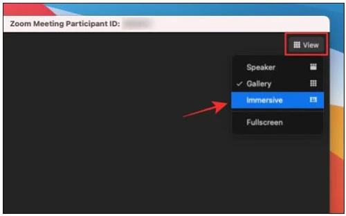 Cách tải thêm hình nền Immersive View trên Zoom