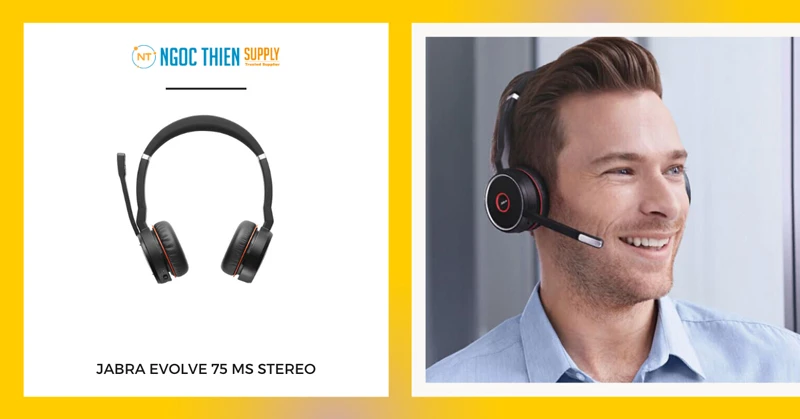 Tai nghe Jabra Evolve 75 MS Stereo