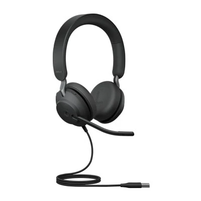 Tai nghe khử tiếng ồn Jabra Evolve2 40 USB-A MS Teams Stereo