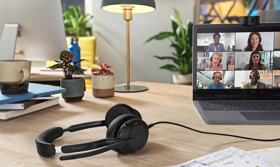Tai nghe Jabra Evolve2 50 có kết nối USB-C hoặc USB-A và Bluetooth