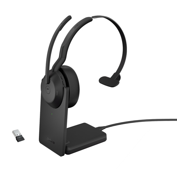 Tai nghe Jabra Evolve2 55 - Link380a MS Mono with Charging Stand