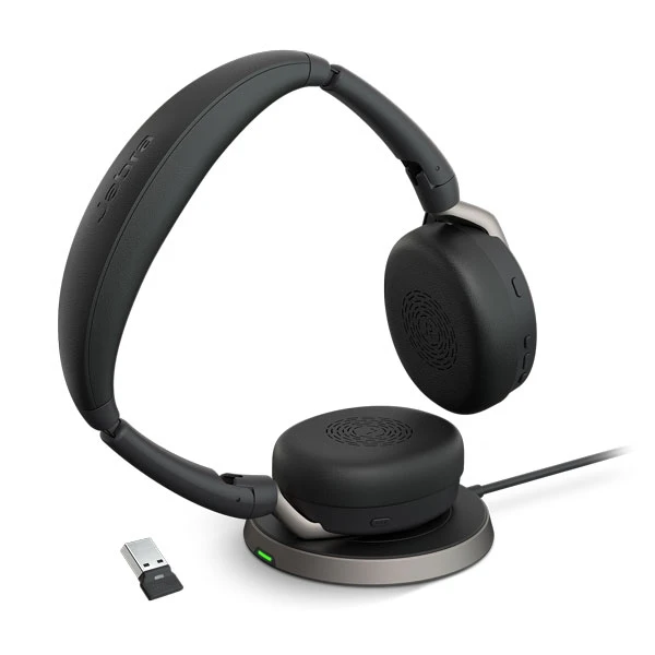 Tai nghe Jabra Evolve2 65 Flex - USB-A MS Stereo (Wireless Charging) | P/N: 26699-999-989