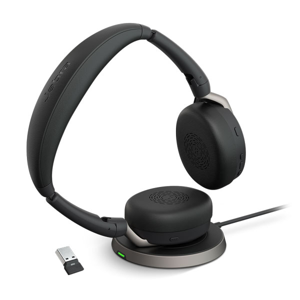 Tai nghe Jabra Evolve2 65 Flex - USB-A UC Stereo (Wireless Charging) | P/N: 26699-989-989
